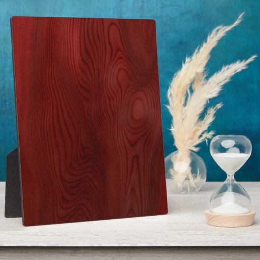 Dark Wood Grain Fotoplatte (Seite)