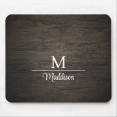 Dark Wood Panel Custom Mousepad (Vorne)