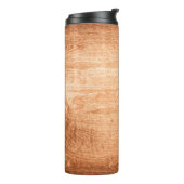 Dark wood texture background surface with old natu thermosbecher (Nach links gedreht)