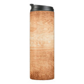 Dark wood texture background surface with old natu thermosbecher (Nach rechts gedreht)