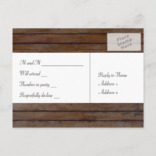 Dark Wood UAWG Postcard Einladungspostkarte