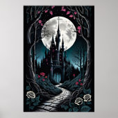 Dark Woods Castle Fantasy Poster (Vorne)