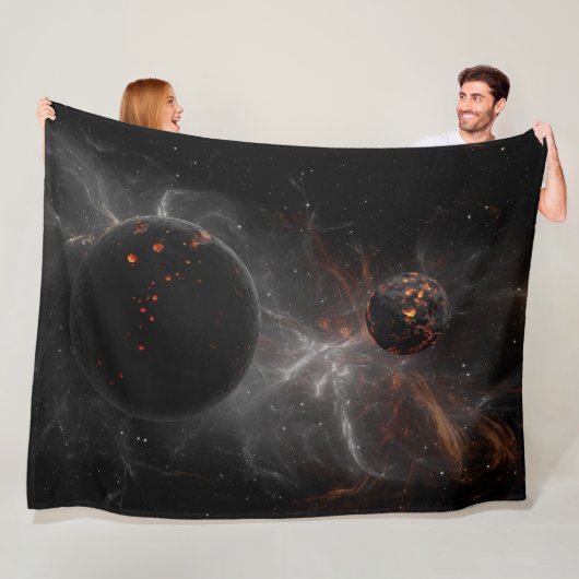 DARK WORLDS FLEECEDECKE (Beispiel)