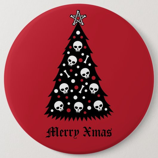 Dark Xmas Tree Button (Vorderseite)