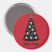 Dark Xmas Tree Magnet (Vorderseite/Rückseite)