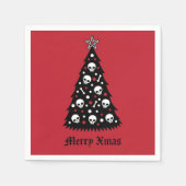 Dark Xmas Tree Serviette (Vorderseite)