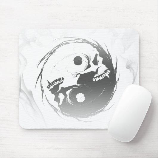 Dark Yang religiöses Symbol Mousepad (Mit Mouse)