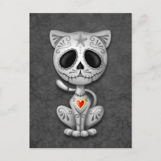 Dark Zombie Sugar Kitten Postkarte