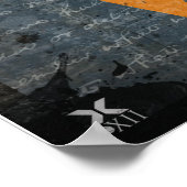 Darkana Style Lincoln Portrait Poster (Ecke)