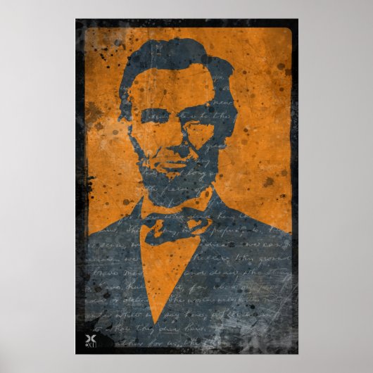 Darkana Style Lincoln Portrait Poster (Vorne)