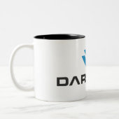 Darkcoin Kaffee-Tasse Zweifarbige Tasse (Links)