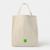 Darker Apfel – Moderne minimale Obstillustration Tragetasche (Rückseite)