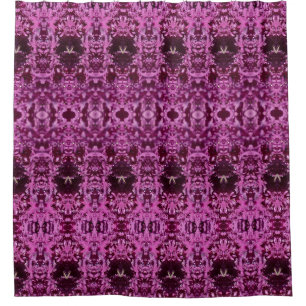 Darker Cabbage Ikat 7 Duschvorhang