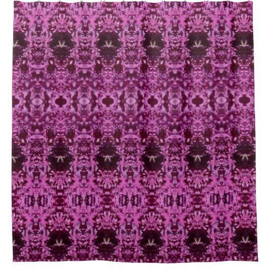 Darker Cabbage Ikat 7 Duschvorhang (Vorderseite)