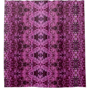 Darker Cabbage Ikat Duschvorhang