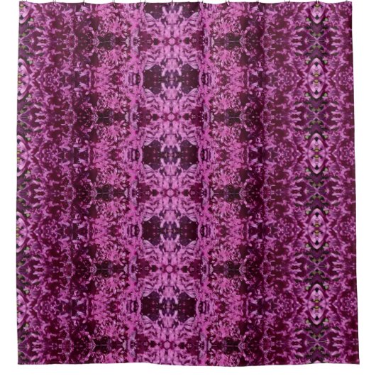 Darker Cabbage Ikat Duschvorhang (Vorderseite)