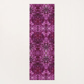 Darker Cabbage Ikat Pouf Yogamatte (Rückseite)