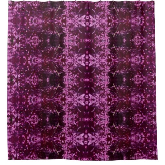 Darker Cabbage Ikat Too Duschvorhang (Vorderseite)