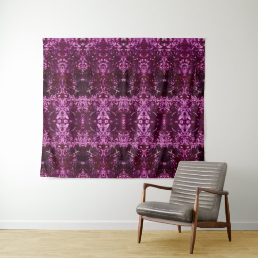 Darker Cabbage Ikat Too Wandteppich (Beispiel (Horizontal))