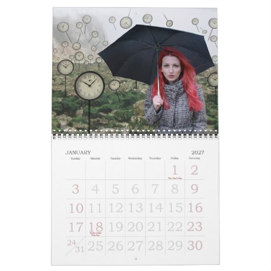 DarkestGoth Mädchen Danna Victoria 2015 Kalender (Jan 2027)