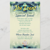 DarkEyez Fraktal Art Custom Event Flyer (Hinten)