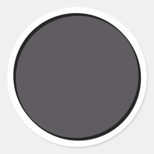 DarkGrey Dot Runder Aufkleber (Vorderseite)