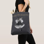 Darkly Delightful – Gothic Witch & Cat Tote Bag Tasche (Von Nahem)