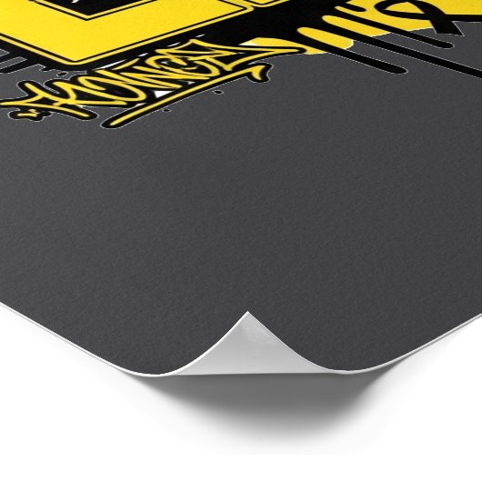 Darkness Can Not Dim My Light Poster (Ecke)