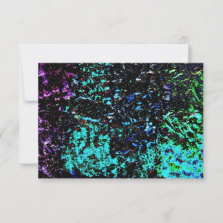 Darkness galaxy blue abstract invitation,Bold art Einladung
