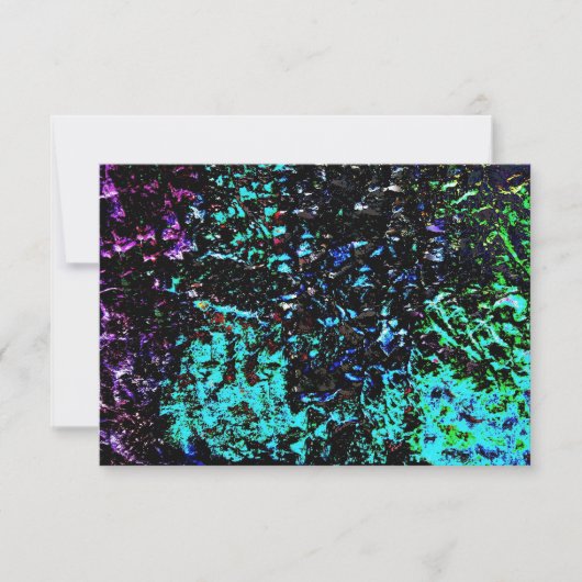 Darkness galaxy blue abstract invitation,Bold art Einladung (Vorderseite)