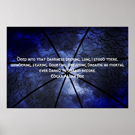 Darkness Gazebo - Edgar Allen Poe Poster (Vorne)