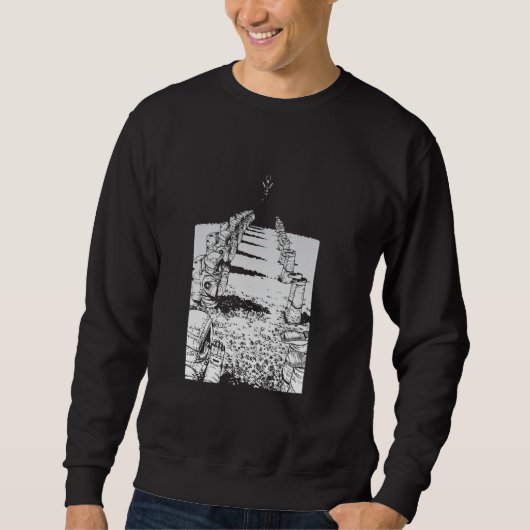 DARKNESS Goth Horror Sweatshirt (Vorderseite)