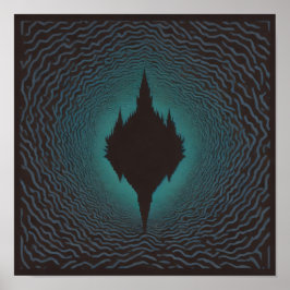 Darkness Mirrored Poster