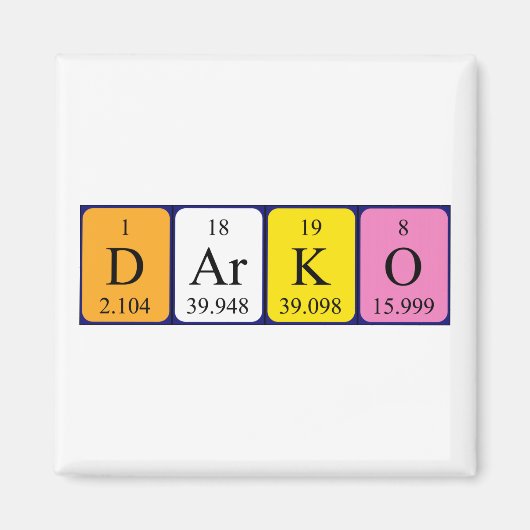 Darko Periodenmagnet Magnet (Vorne)