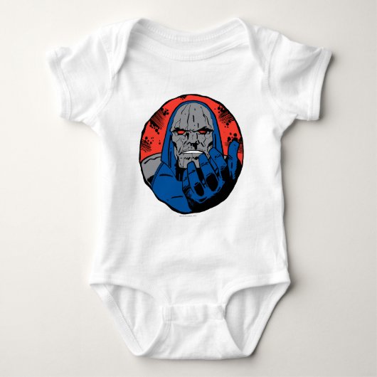 Darkseid Head Shot 2 Baby Strampler (Vorderseite)