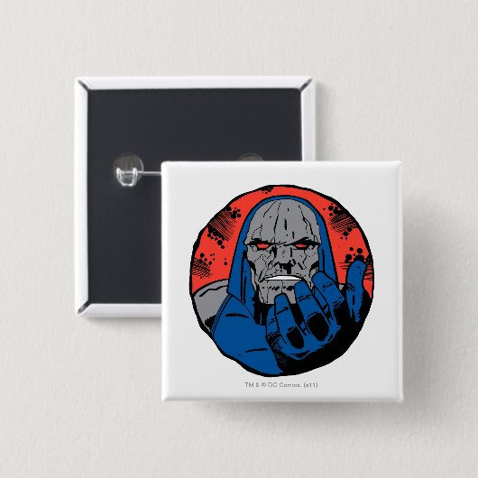 Darkseid  Head Shot 2 Button (Vorne & Hinten)