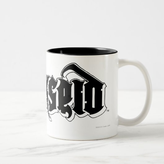 Darkseid-Logo 2 Zweifarbige Tasse (Rechts)