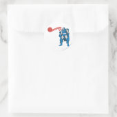 Darkseid nutzt psionische Power Runder Aufkleber (Tasche)