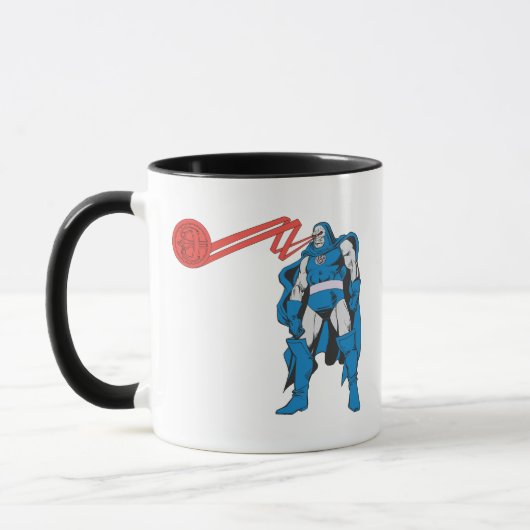 Darkseid nutzt psionische Power Tasse (Links)