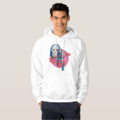 Darkseid Shoots Omega Beams Hoodie (Vorne ganz)
