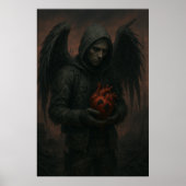 DarkStarBurn Black Heart Poster (Vorne)