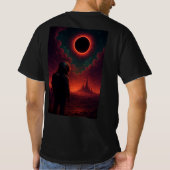🪐 DarkStarBurn "Eclipse Descent" Dual-Side T-Shi T-Shirt (Rückseite)