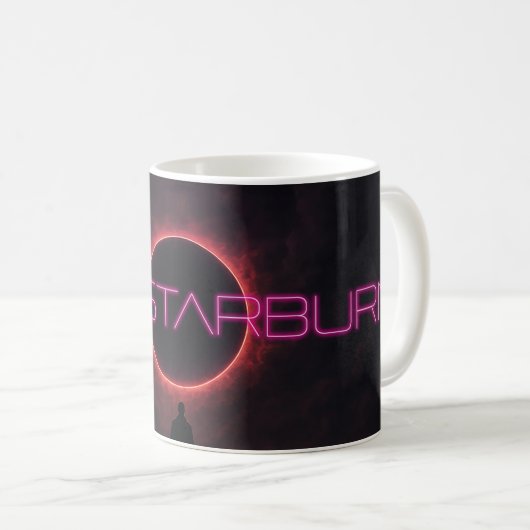 DarkStarBurn-Tasse (2025 - Eclipse-Version) Kaffeetasse (VorderseiteRechts)