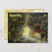 DarkVille Postkarte von Mike Winterbauer (Vorne/Hinten)