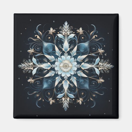 Darkworld Snowfall Enigma Magnet (Vorne)