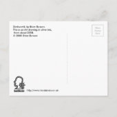 Darkworld von Brian Benson Postkarte (Rückseite)