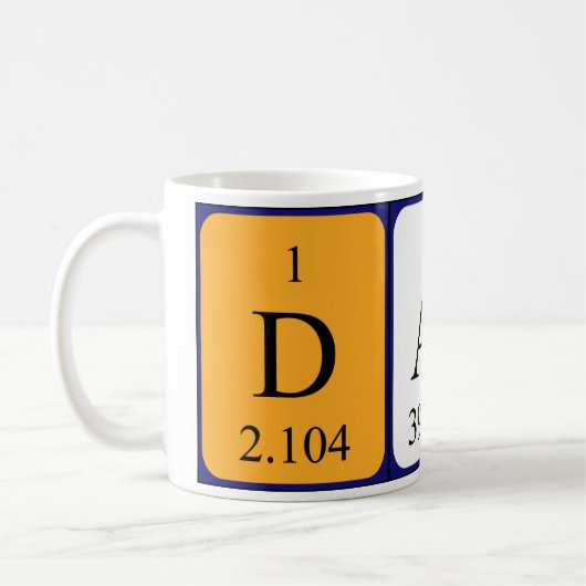 Darla Periodenname Tasse (Links)