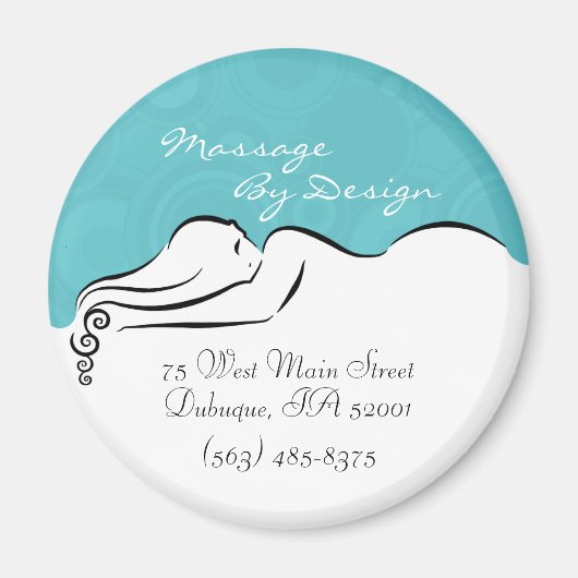 Darla [Wellness-Center blau] Magnet (Vorne)