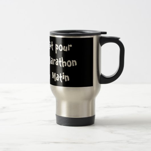 Darlehen für den Marathon des Morgens Reisebecher (Rechts)