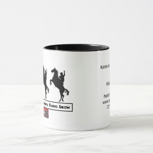 Darlehens-Arrangeur-Radioshow-Tasse Tasse (Zentrum)